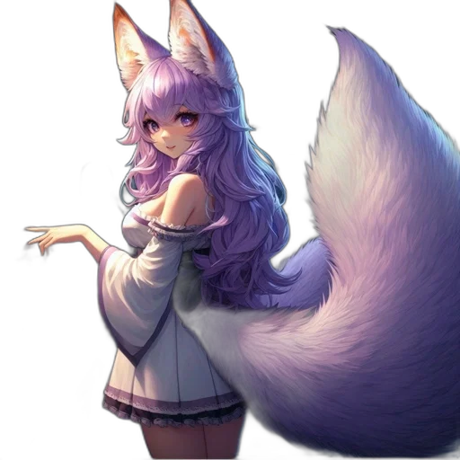 staff, dress, creature, animal, fantasy art, anime, concept art, pixel art transparent PNG cut-out