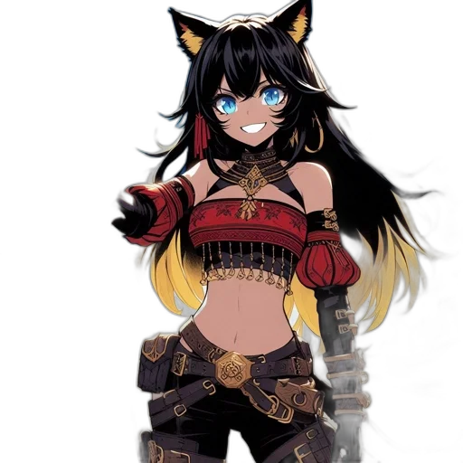 staff, weapon, fantasy art, anime, concept art, pixel art, dark, animated transparent PNG cut-out