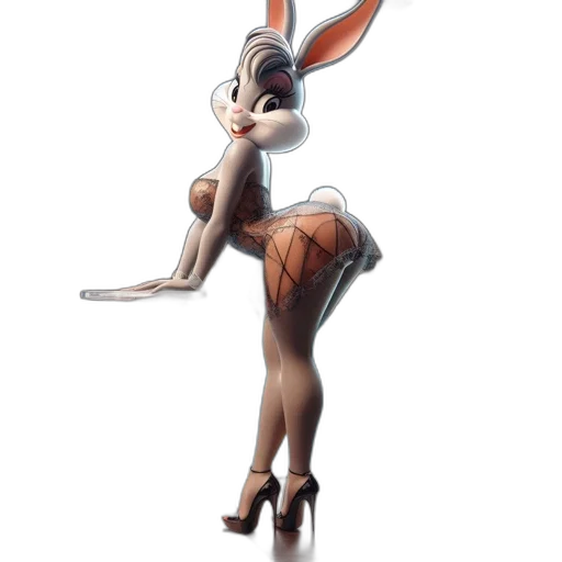 dress, animal, creature, shoes, concept art, 3d render, cartoon, fantasy art transparent PNG cut-out