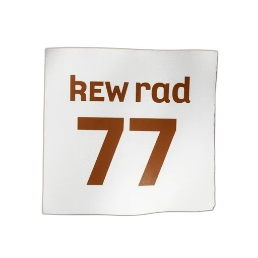 hat, 3d render, white, sticker, brown, lettering, says, row transparent PNG cut-out