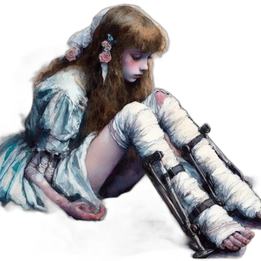 dress, shoes, robot, jewelry, concept art, fantasy art, cyberpunk, photorealistic transparent PNG cut-out