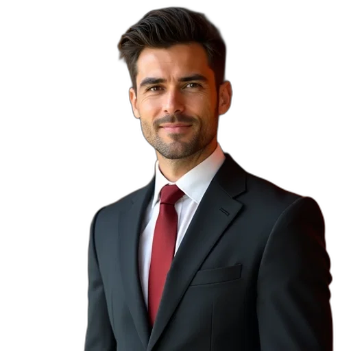 staff, jacket, face, furniture, photorealistic, man, neatly, combed transparent PNG cut-out