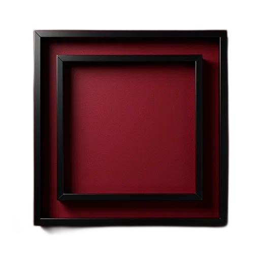 furniture, crown, jewelry, face, 3d render, photorealistic, red, dark transparent PNG cut-out