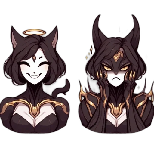 mask, concept art, fantasy art, pixel art, anime, dark, monochrome, golden transparent PNG cut-out