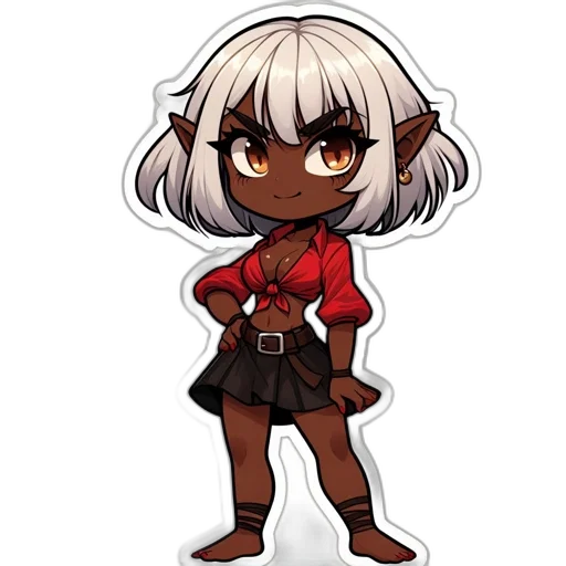 staff, pixel art, concept art, fantasy art, anime, red, dark, animated transparent PNG cut-out
