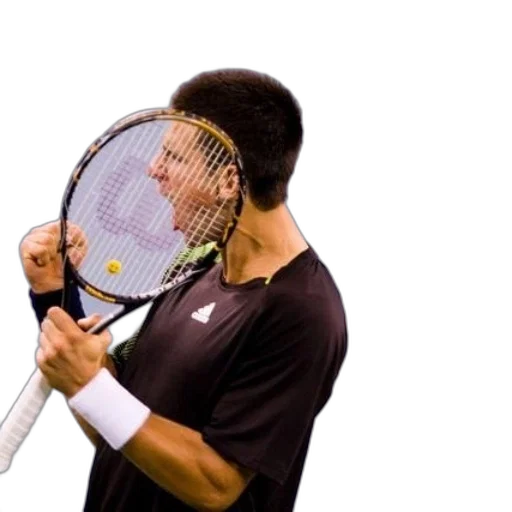 mask, staff, face, hair, tennis, player, black, adidas transparent PNG cut-out