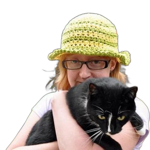 hat, animal, staff, creature, photorealistic, woman, wearing, yellow transparent PNG cut-out