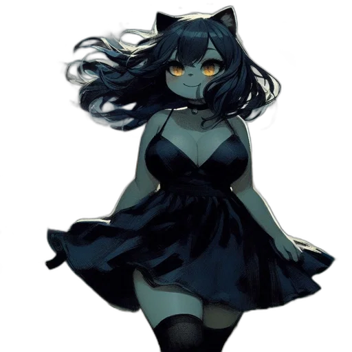 dress, mask, creature, concept art, anime, pixel art, fantasy art, monochrome transparent PNG cut-out