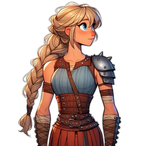 dress, sword, staff, dragon, fantasy art, pixel art, concept art, watercolor transparent PNG cut-out