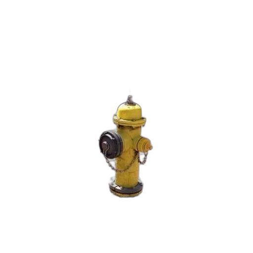 staff, bottle, robot, weapon, 3d render, yellow, fire, hydrant transparent PNG cut-out