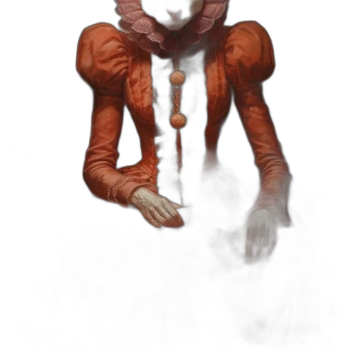 creature, animal, staff, mask, concept art, fantasy art, 3d render, watercolor transparent PNG cut-out