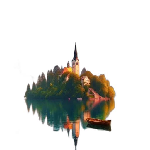crown, building, sword, staff, concept art, 3d render, photorealistic, fantasy art transparent PNG cut-out