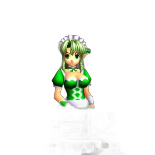 staff, dress, jewelry, crown, 3d render, pixel art, fantasy art, concept art transparent PNG cut-out
