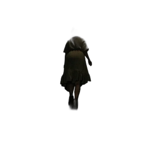 dress, hat, umbrella, jacket, 3d render, concept art, pixel art, photorealistic transparent PNG cut-out
