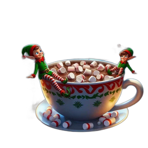food, 3d render, concept art, photorealistic, pixel art, snow, christmas, celebration transparent PNG cut-out