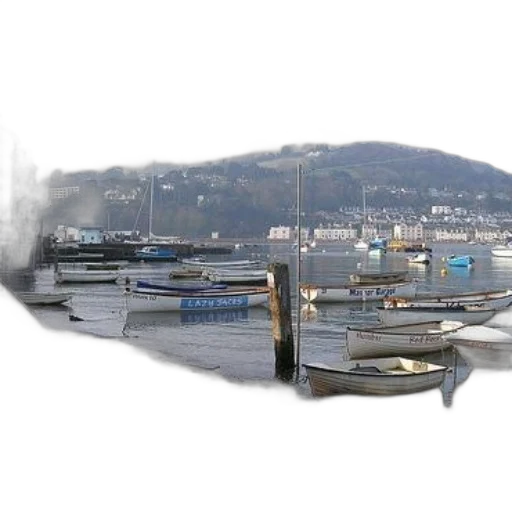 weapon, photorealistic, concept art, 3d render, fog, serene, harbor, scene transparent PNG cut-out