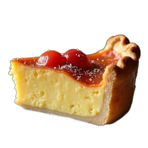 food, crown, face, animal, 3d render, photorealistic, pie, slice transparent PNG cut-out