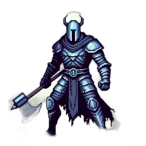 staff, sword, weapon, robot, pixel art, fantasy art, concept art, comic book art transparent PNG cut-out