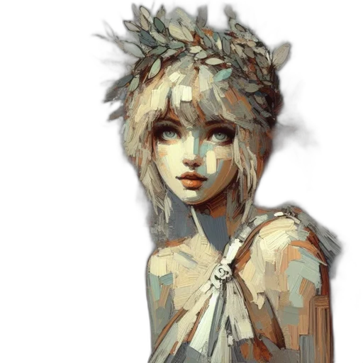 dress, crown, mask, face, fantasy art, concept art, pixel art, oil painting transparent PNG cut-out