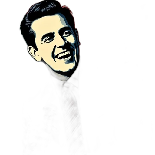 face, staff, jacket, robot, cartoon, photorealistic, comic book art, concept art transparent PNG cut-out