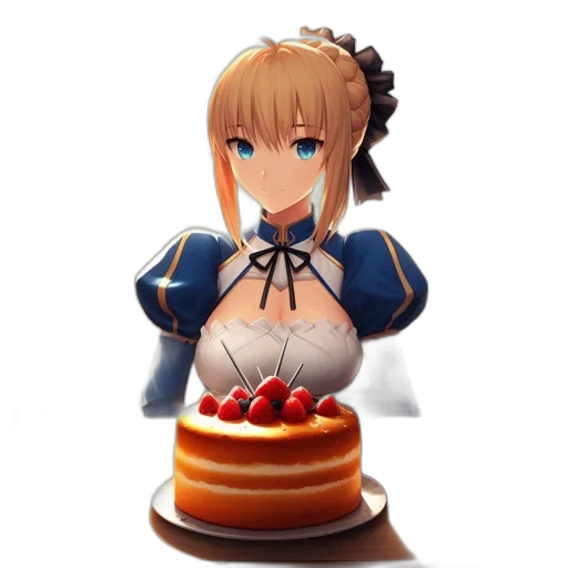 food, crown, staff, dress, 3d render, concept art, anime, pixel art transparent PNG cut-out