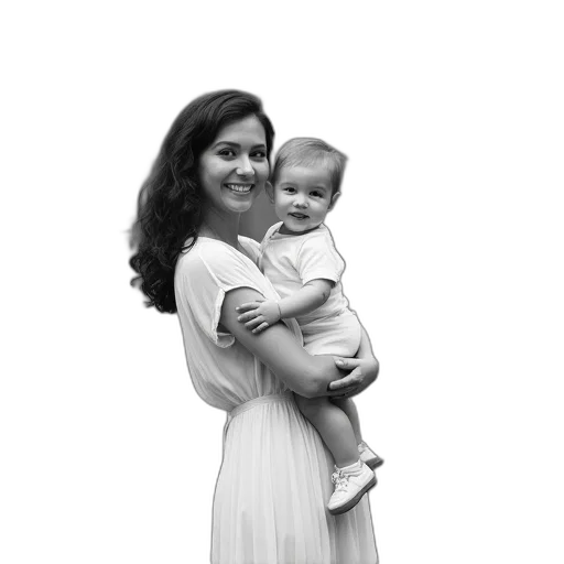 dress, face, photorealistic, pencil sketch, black, white, photograph, woman transparent PNG cut-out