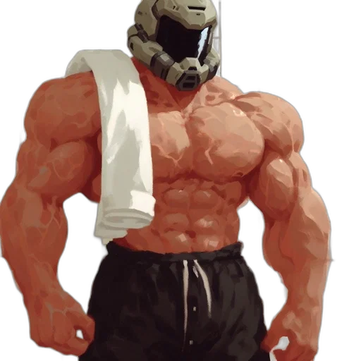 robot, mask, creature, face, concept art, pixel art, fantasy art, comic book art transparent PNG cut-out