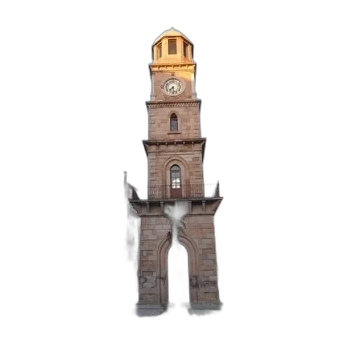 building, dress, umbrella, crown, 3d render, concept art, photorealistic, pixel art transparent PNG cut-out