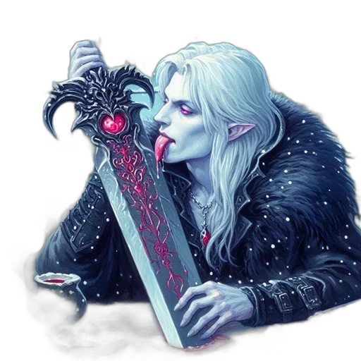 sword, staff, weapon, fantasy art, concept art, pixel art, watercolor, snow transparent PNG cut-out