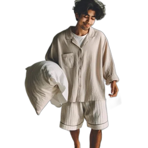 dress, jacket, staff, young, man, dressed, casually, stands transparent PNG cut-out