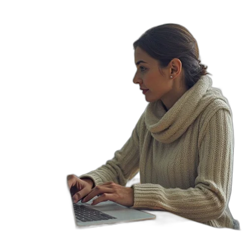 staff, jacket, jewelry, 3d render transparent PNG cut-out