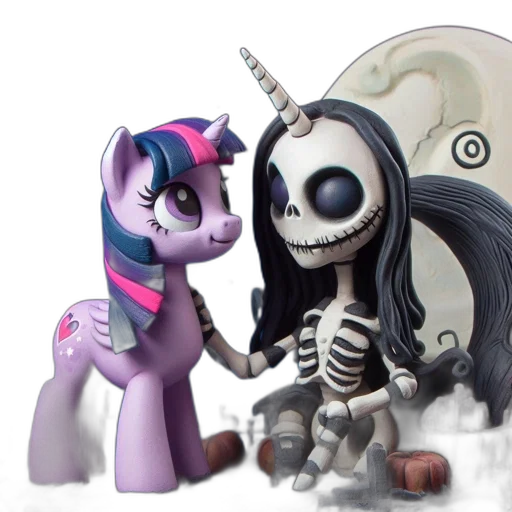 concept art, 3d render, fantasy art, cartoon, two, iconic, characters, twilight transparent PNG cut-out