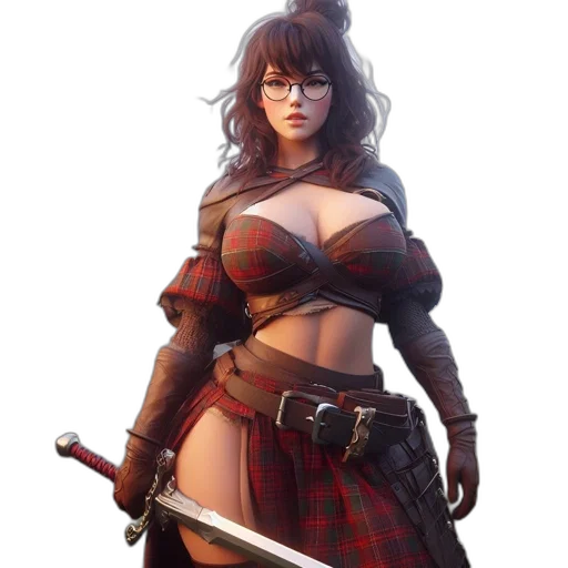 sword, weapon, staff, fantasy art, concept art, pixel art, comic book art, red transparent PNG cut-out