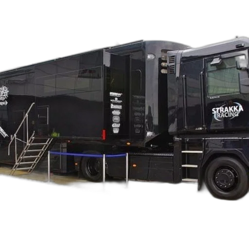 black, truck, words, strakka, racing transparent PNG cut-out