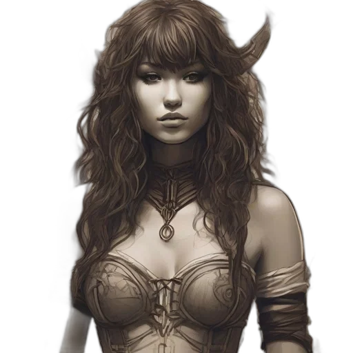 dragon, face, jewelry, fantasy art, concept art, photorealistic, comic book art, female transparent PNG cut-out