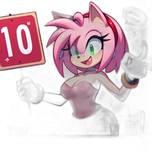 weapon, concept art, 3d render, pixel art, cartoon, animated, female, character transparent PNG cut-out