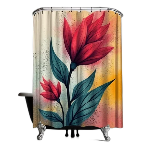 furniture, art, print, shower transparent PNG cut-out