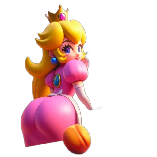 crown, dress, weapon, animal, 3d render, concept art, vaporwave, princess transparent PNG cut-out