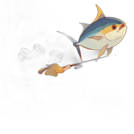 staff, weapon, animal, creature, concept art, watercolor, fantasy art, 3d render transparent PNG cut-out
