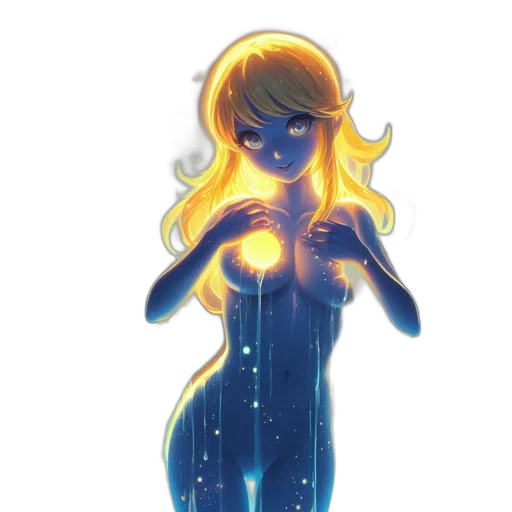 dress, robot, jacket, concept art, comic book art, pixel art, fantasy art, neon lights transparent PNG cut-out