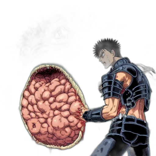 food, creature, jacket, weapon, concept art, comic book art, pixel art, outer space transparent PNG cut-out