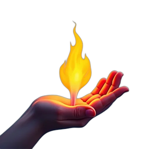 staff, jewelry, 3d render, concept art, fire, second, image, stylized transparent PNG cut-out