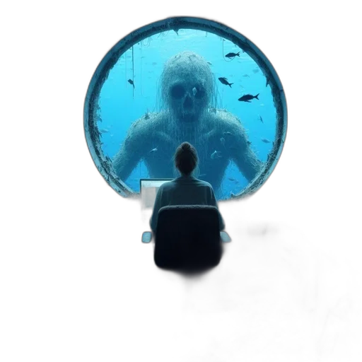 creature, animal, umbrella, mask, concept art, 3d render, fantasy art, photorealistic transparent PNG cut-out