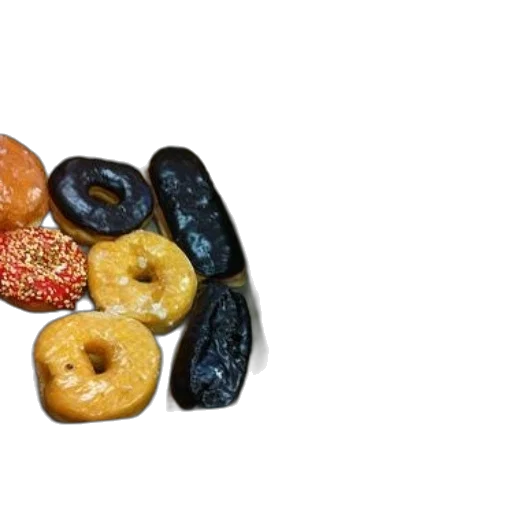 food, jewelry, crown, 3d render, photorealistic, box, assorted, donuts transparent PNG cut-out
