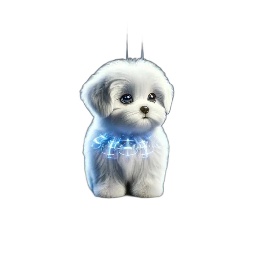 robot, staff, animal, creature, 3d render, concept art, photorealistic, pixel art transparent PNG cut-out