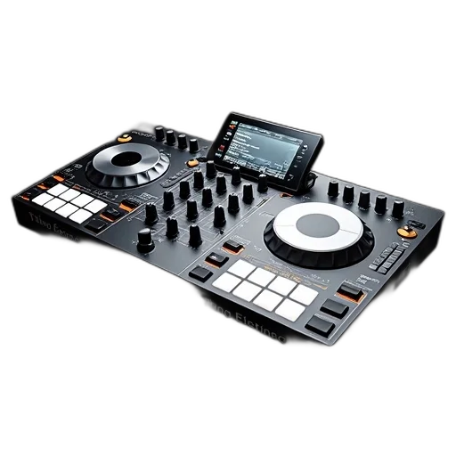 3d render, professional, mixer, black, gray, color, scheme, featuring transparent PNG cut-out