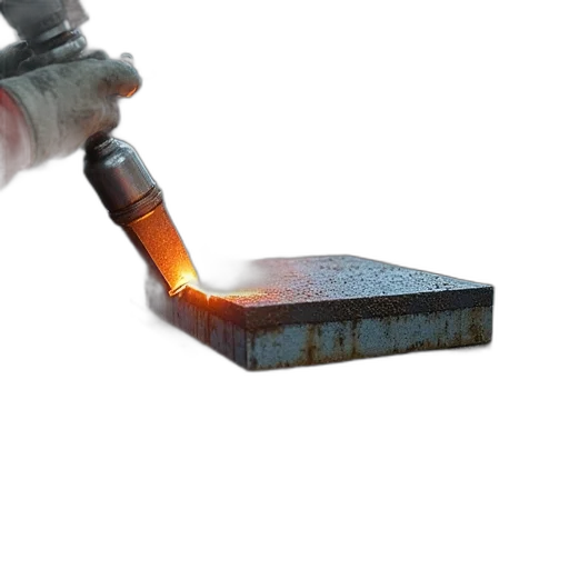 sword, weapon, staff, robot, 3d render, photorealistic, cyberpunk, fire transparent PNG cut-out