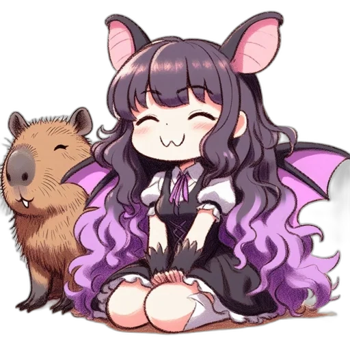 creature, animal, dragon, staff, anime, pixel art, fantasy art, cartoon transparent PNG cut-out