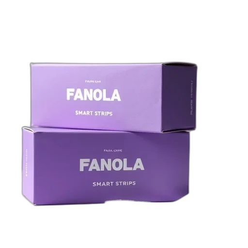 pastel, stack, three, purple, boxes, brand, name, fanola transparent PNG cut-out