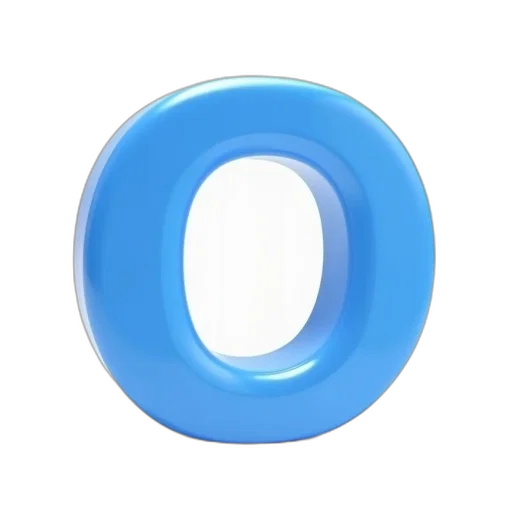 jewelry, 3d render, blue, first, image, shows, stylized, letter transparent PNG cut-out
